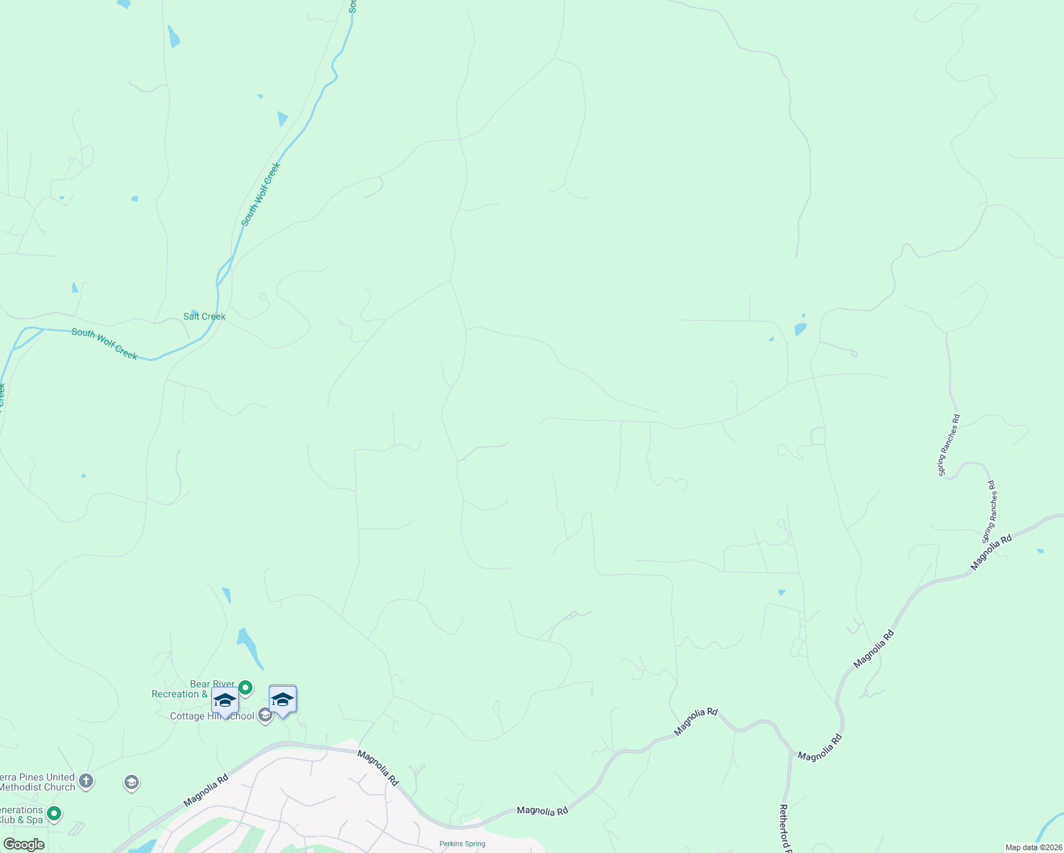 map of restaurants, bars, coffee shops, grocery stores, and more near 11383 Woodacre Road in Grass Valley