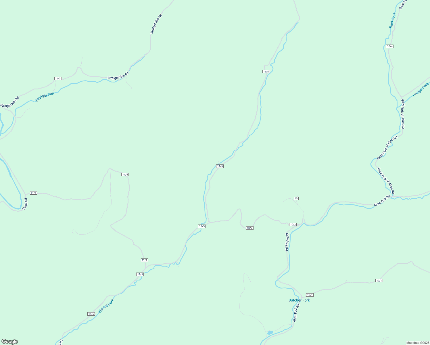 map of restaurants, bars, coffee shops, grocery stores, and more near Walnut Fork Road in Alum Bridge