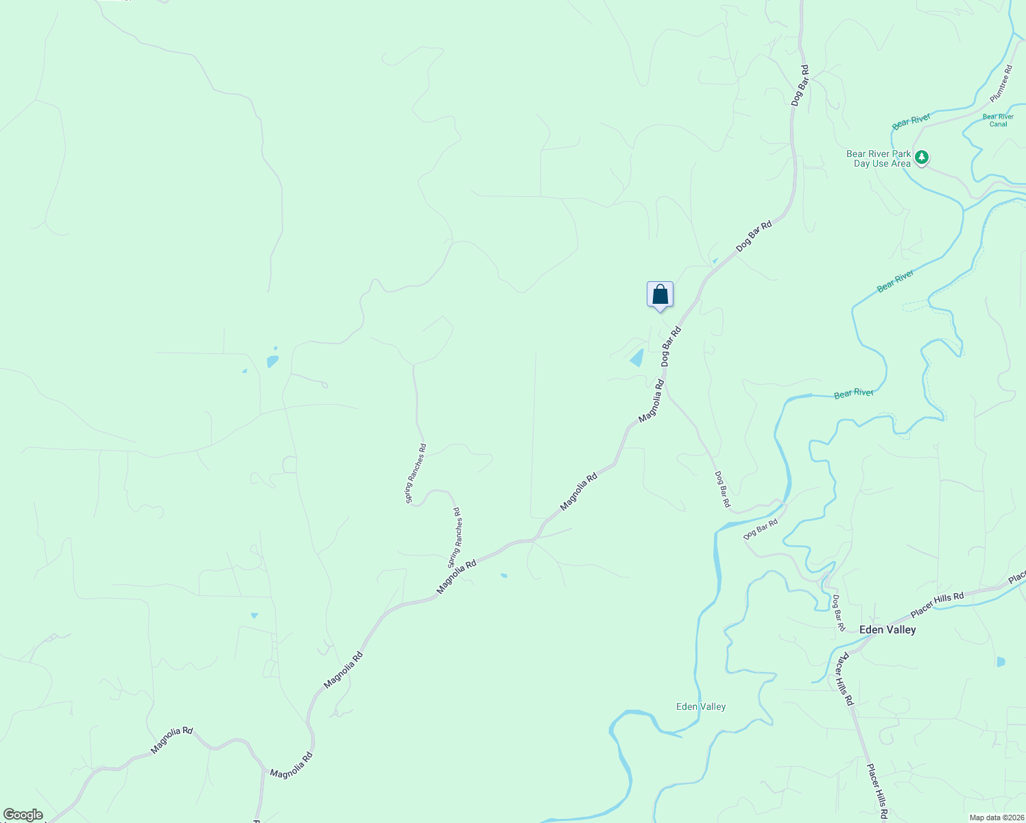 map of restaurants, bars, coffee shops, grocery stores, and more near 20954 Clifford Road in Grass Valley