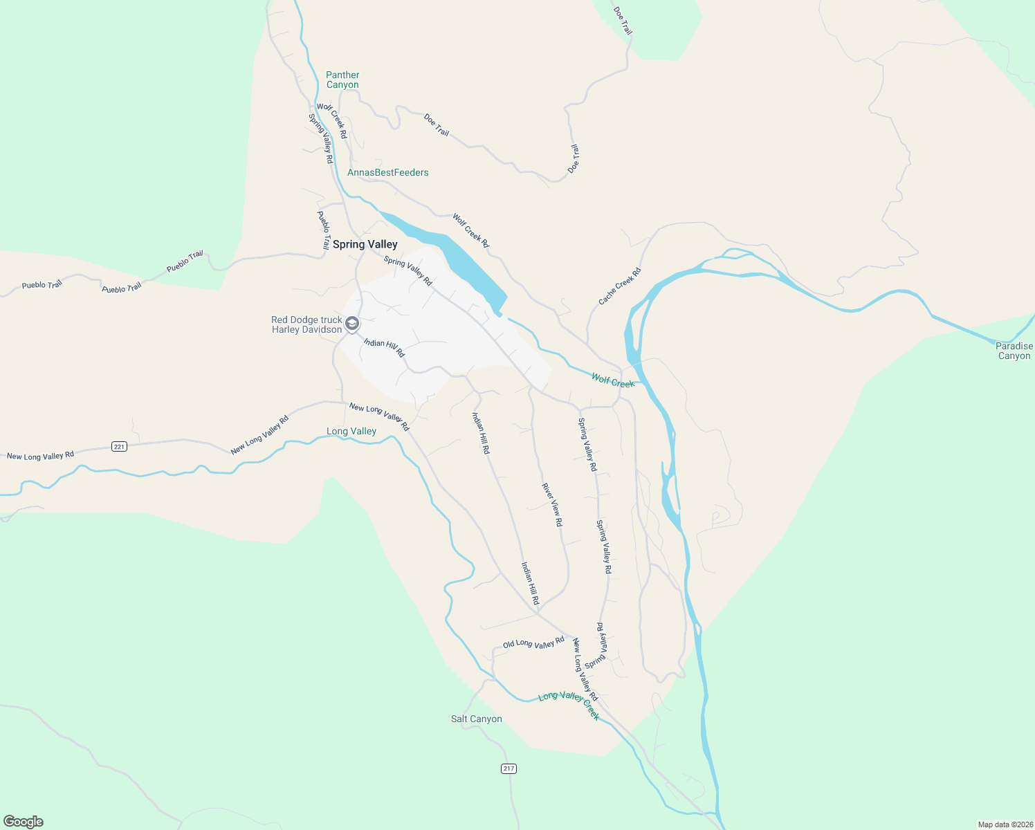 map of restaurants, bars, coffee shops, grocery stores, and more near 2687 River View Road in Clearlake Oaks