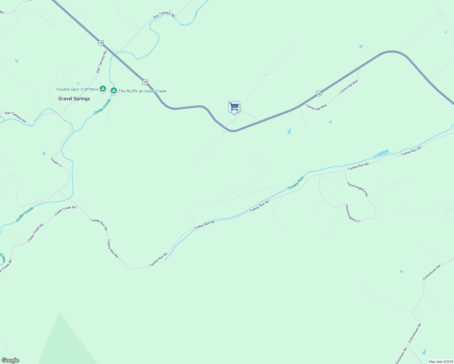 map of restaurants, bars, coffee shops, grocery stores, and more near 525 Rolling Rock Road in Star Tannery