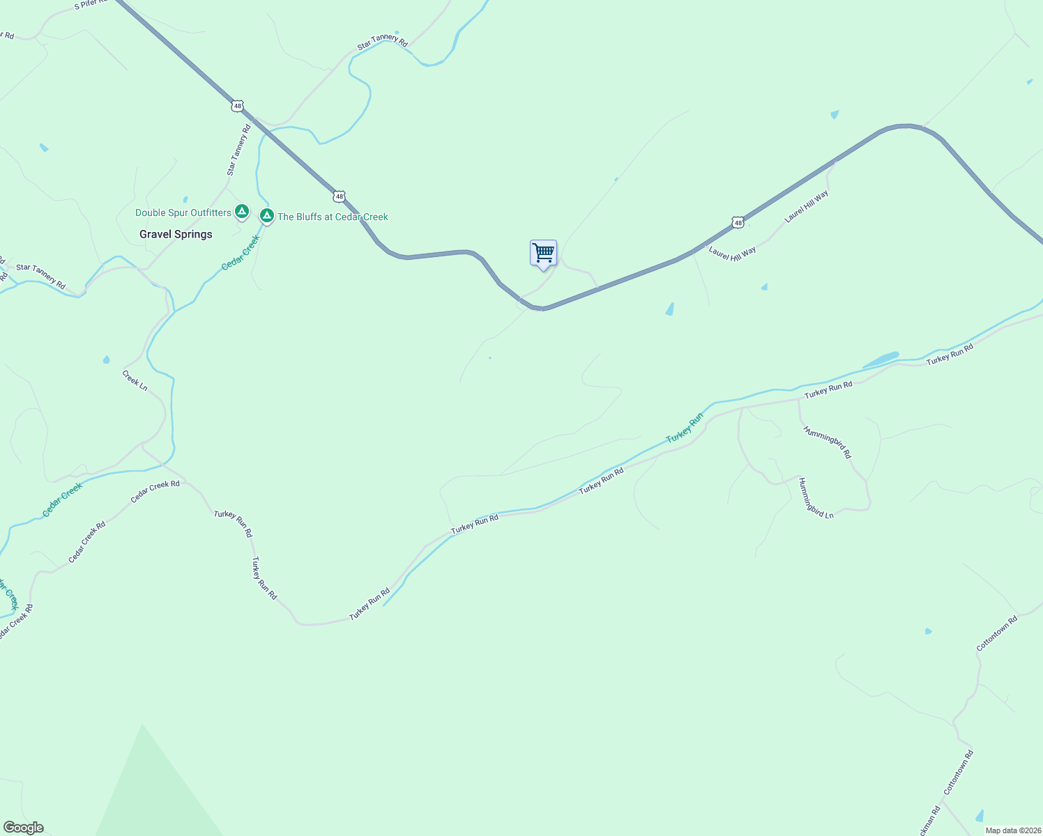 map of restaurants, bars, coffee shops, grocery stores, and more near 525 Rolling Rock Road in Star Tannery