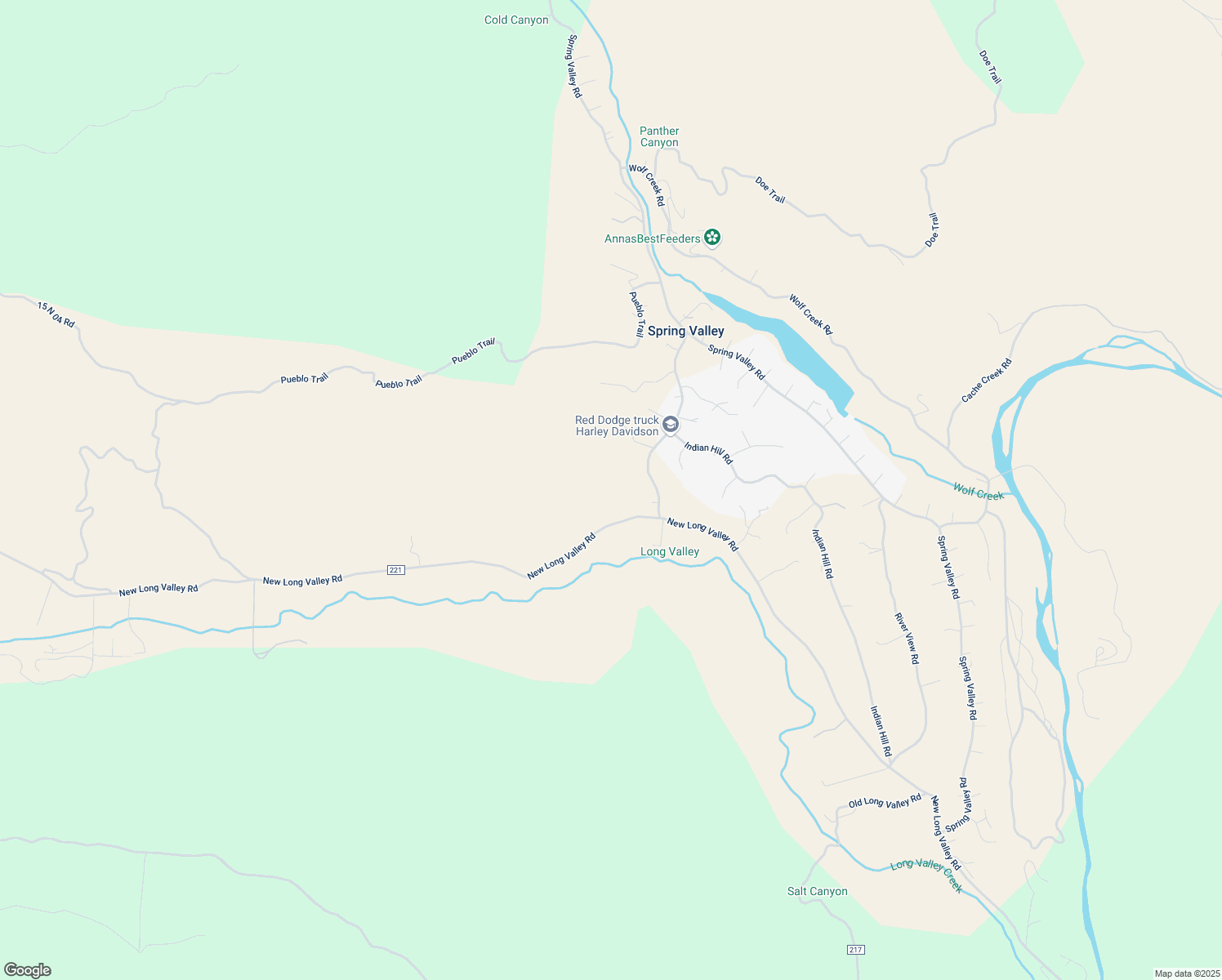 map of restaurants, bars, coffee shops, grocery stores, and more near 1976 New Long Valley Road in Clearlake Oaks
