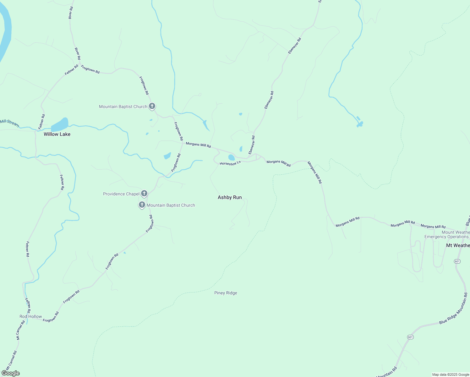 map of restaurants, bars, coffee shops, grocery stores, and more near 365 Cliff Lane in Bluemont