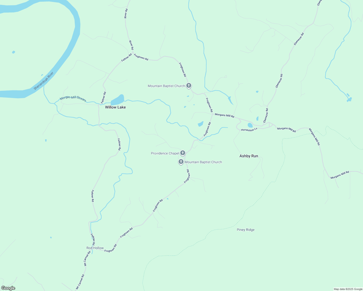 map of restaurants, bars, coffee shops, grocery stores, and more near 72 Providence Lane in Bluemont