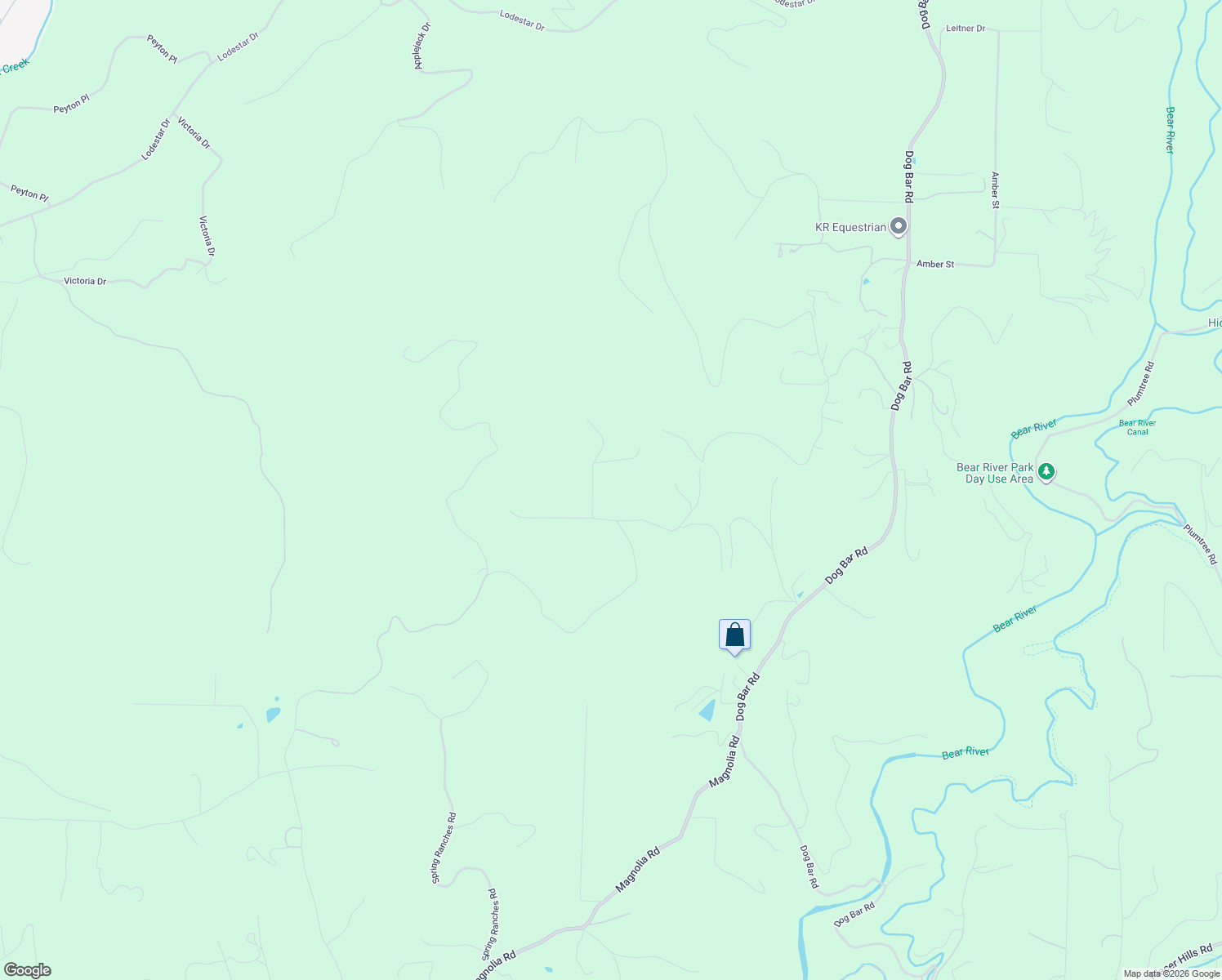 map of restaurants, bars, coffee shops, grocery stores, and more near 13722 Sierra View Drive in Grass Valley