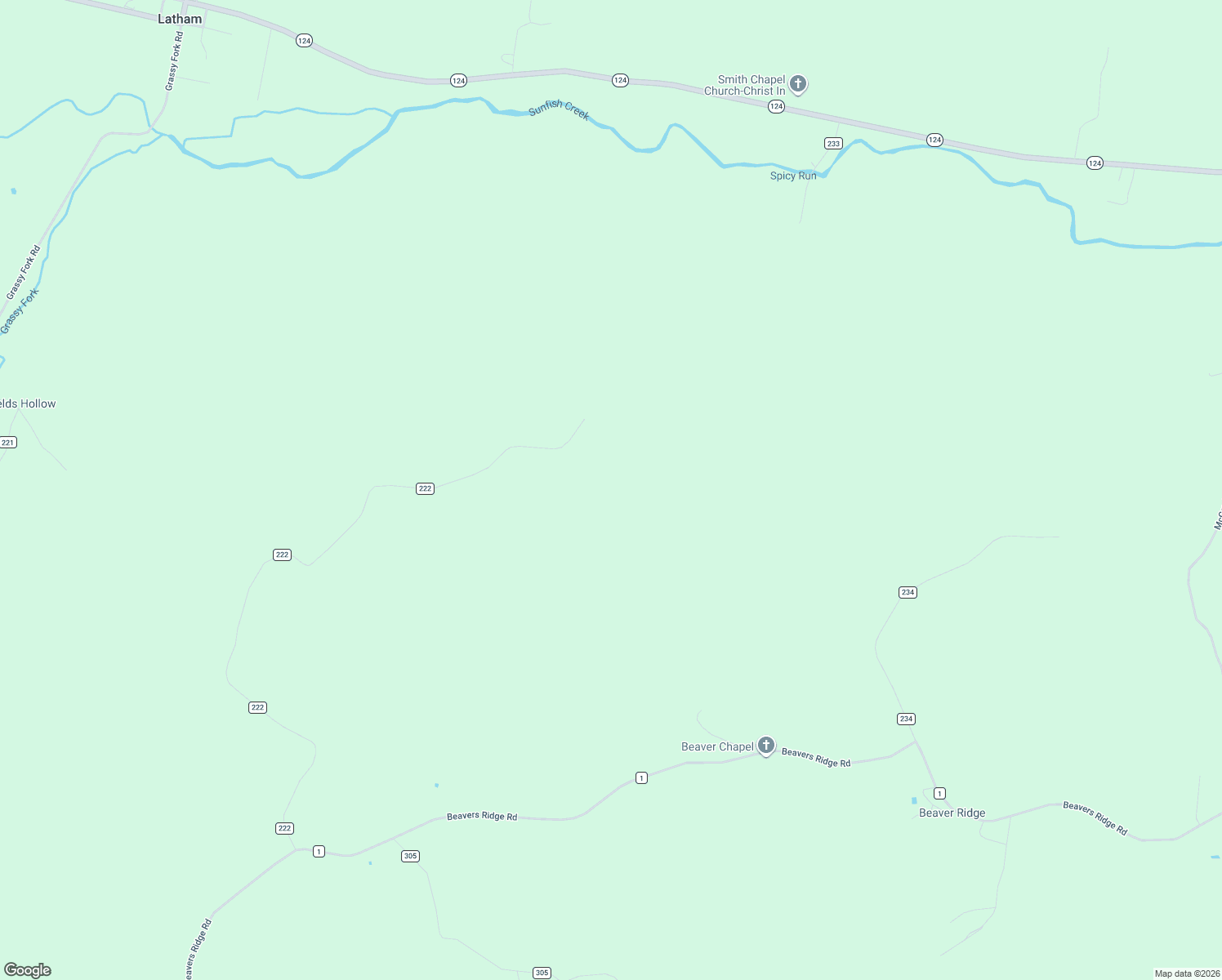 map of restaurants, bars, coffee shops, grocery stores, and more near 1742 Beekman Ridge Road in Peebles