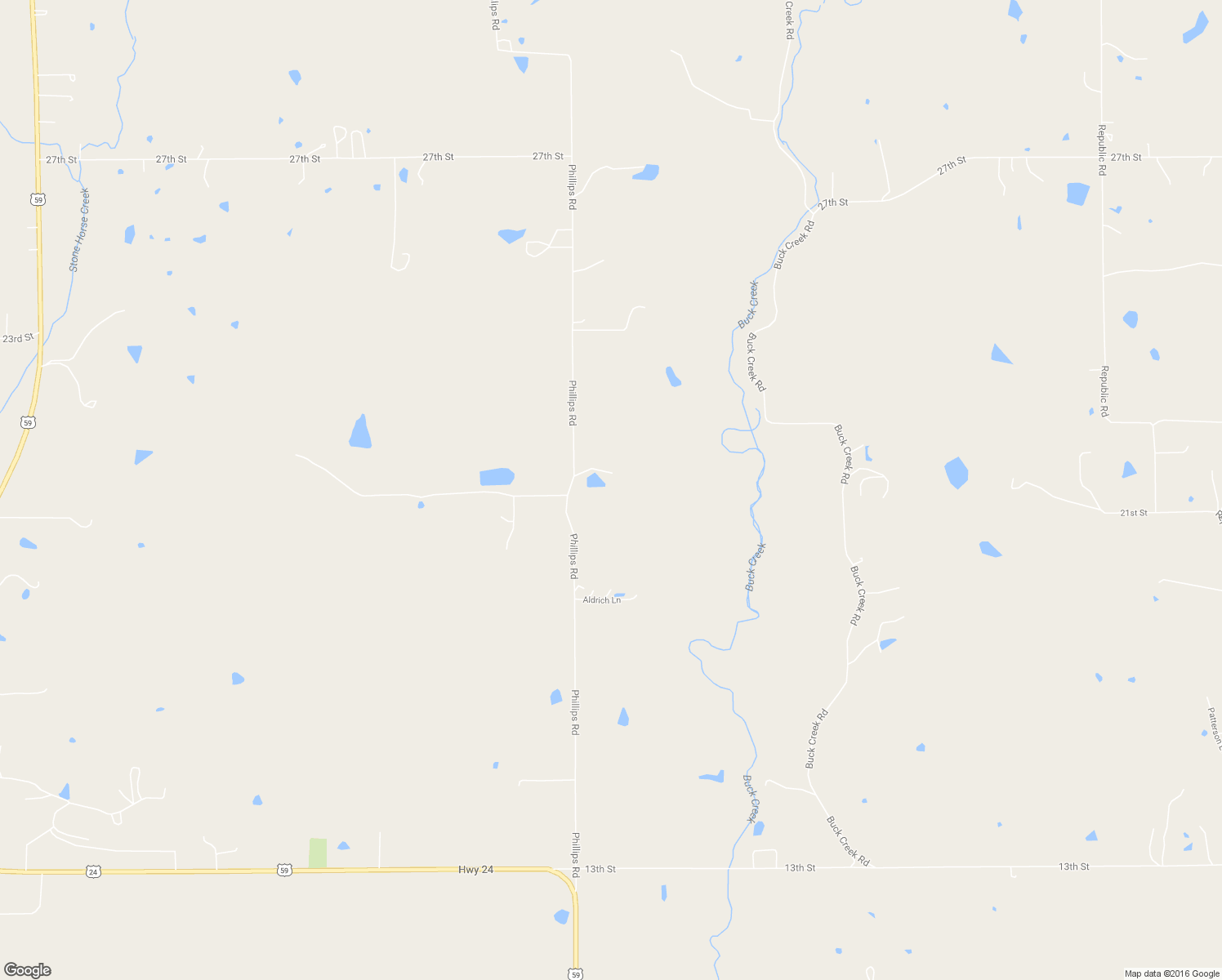 map of restaurants, bars, coffee shops, grocery stores, and more near 2140 Phillips Road in Perry