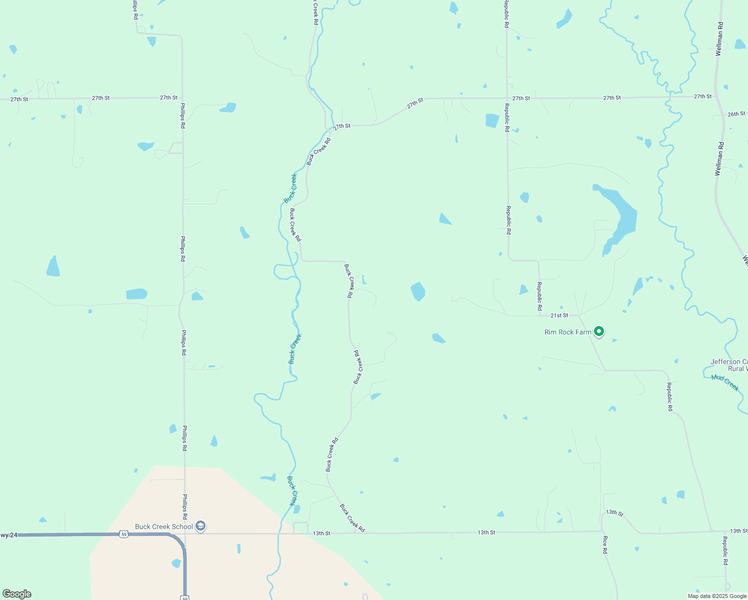map of restaurants, bars, coffee shops, grocery stores, and more near 2144 Buck Creek Road in Perry