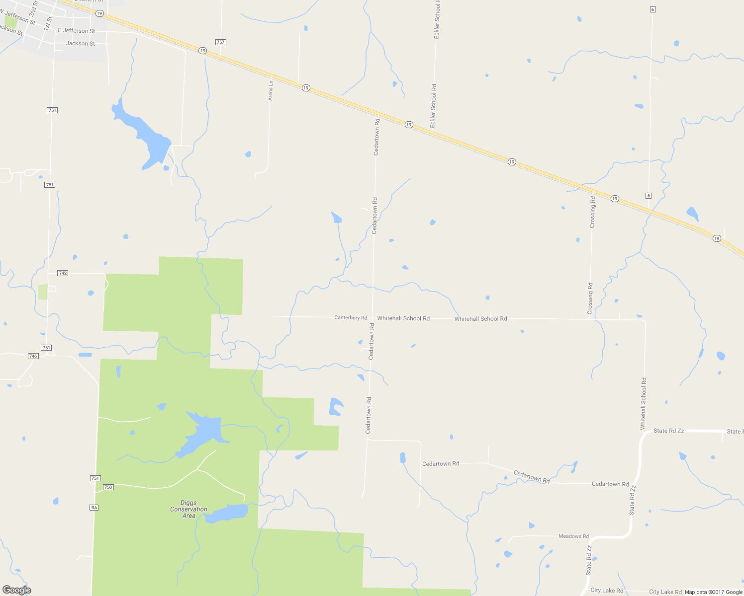 map of restaurants, bars, coffee shops, grocery stores, and more near Cedartown Road in Wellsville