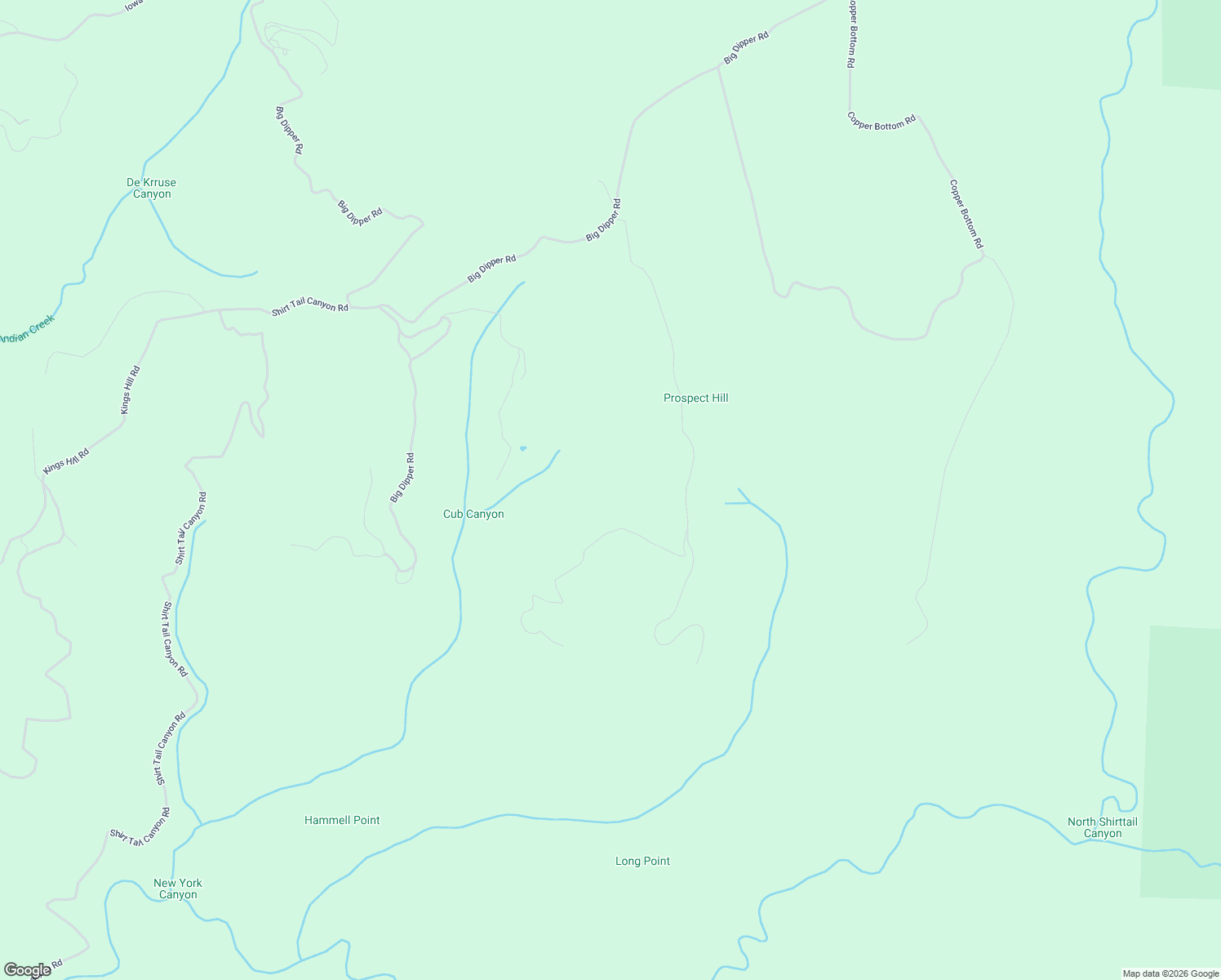 map of restaurants, bars, coffee shops, grocery stores, and more near Unnamed Road in Foresthill