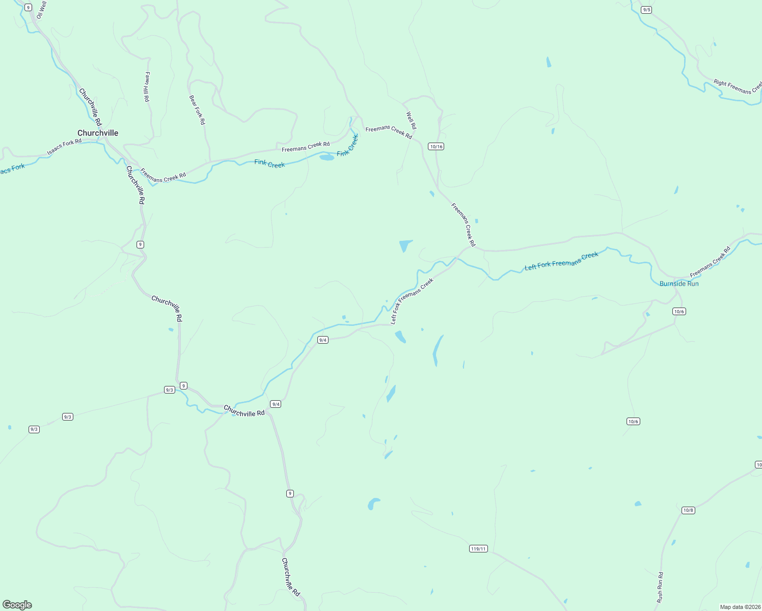map of restaurants, bars, coffee shops, grocery stores, and more near 975 Left Fork Freemans Creek in Camden