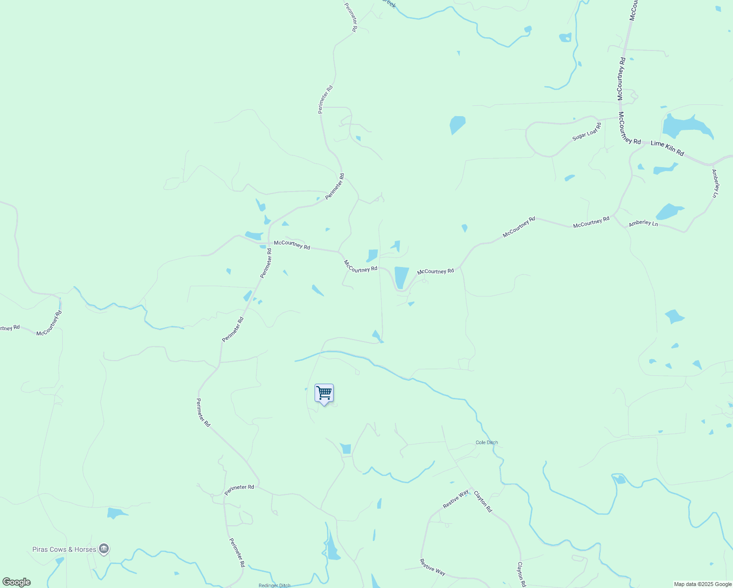 map of restaurants, bars, coffee shops, grocery stores, and more near 22819 McCourtney Road in Grass Valley
