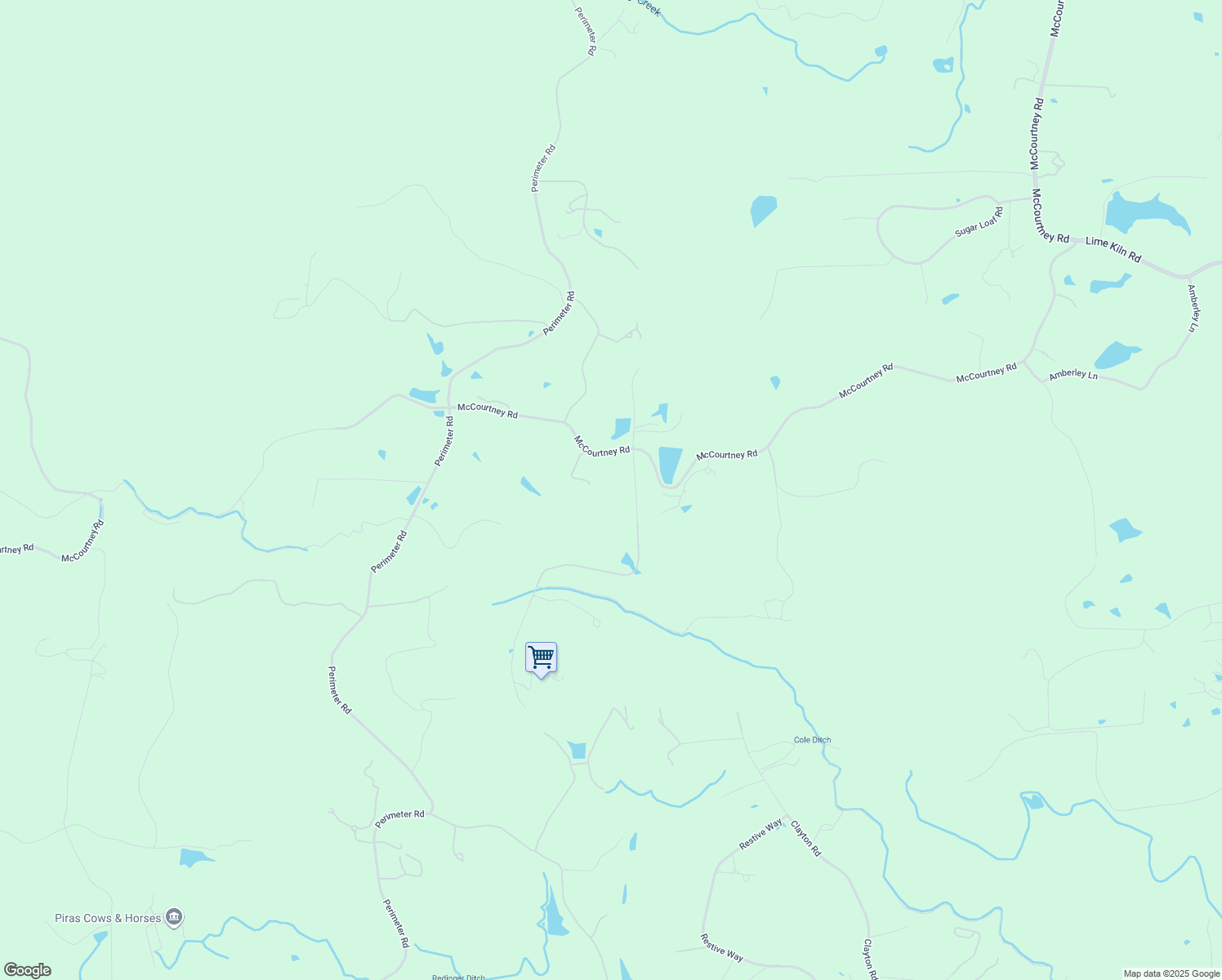 map of restaurants, bars, coffee shops, grocery stores, and more near 22819 McCourtney Road in Grass Valley