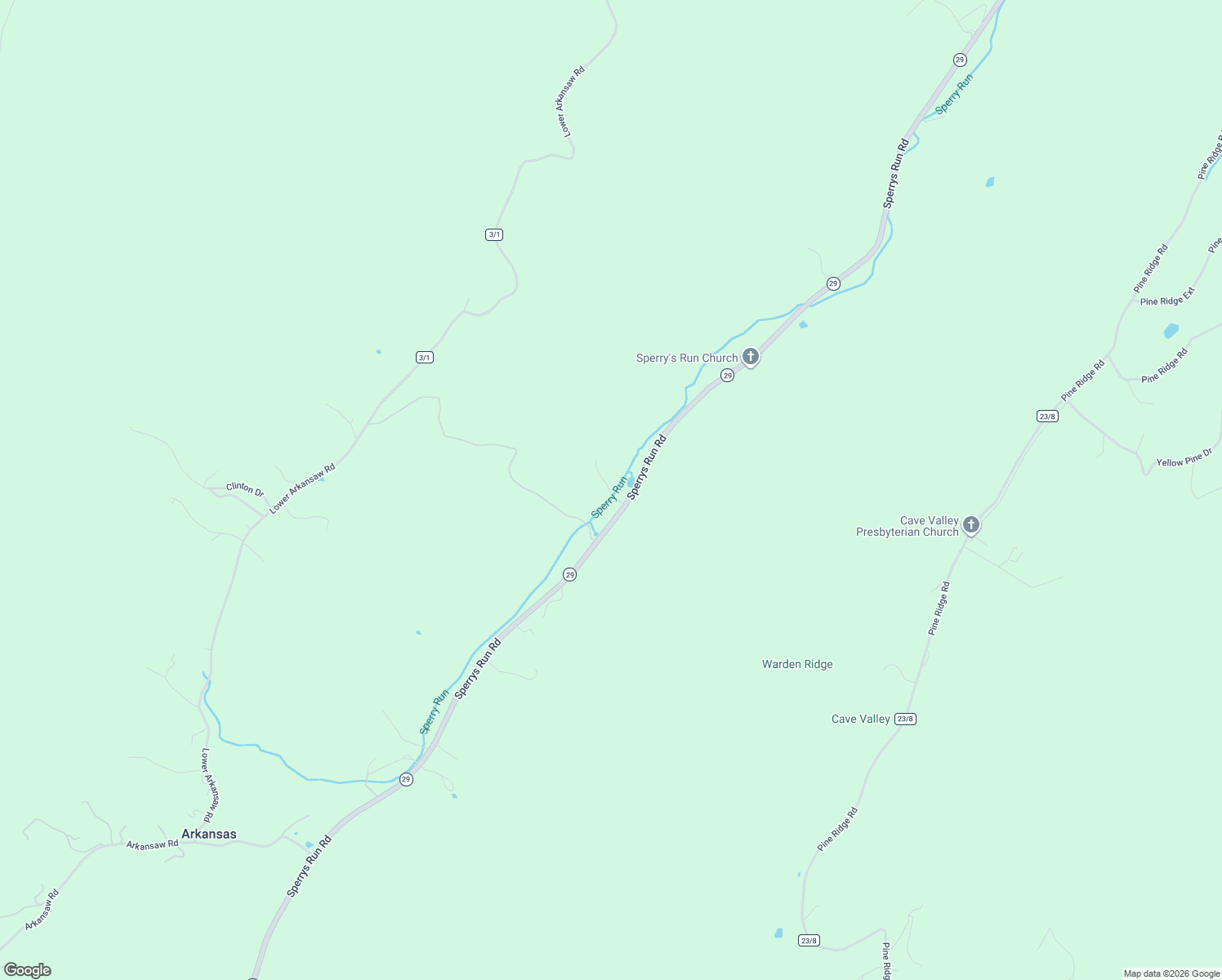 map of restaurants, bars, coffee shops, grocery stores, and more near 2487 Sperrys Run Road in Baker
