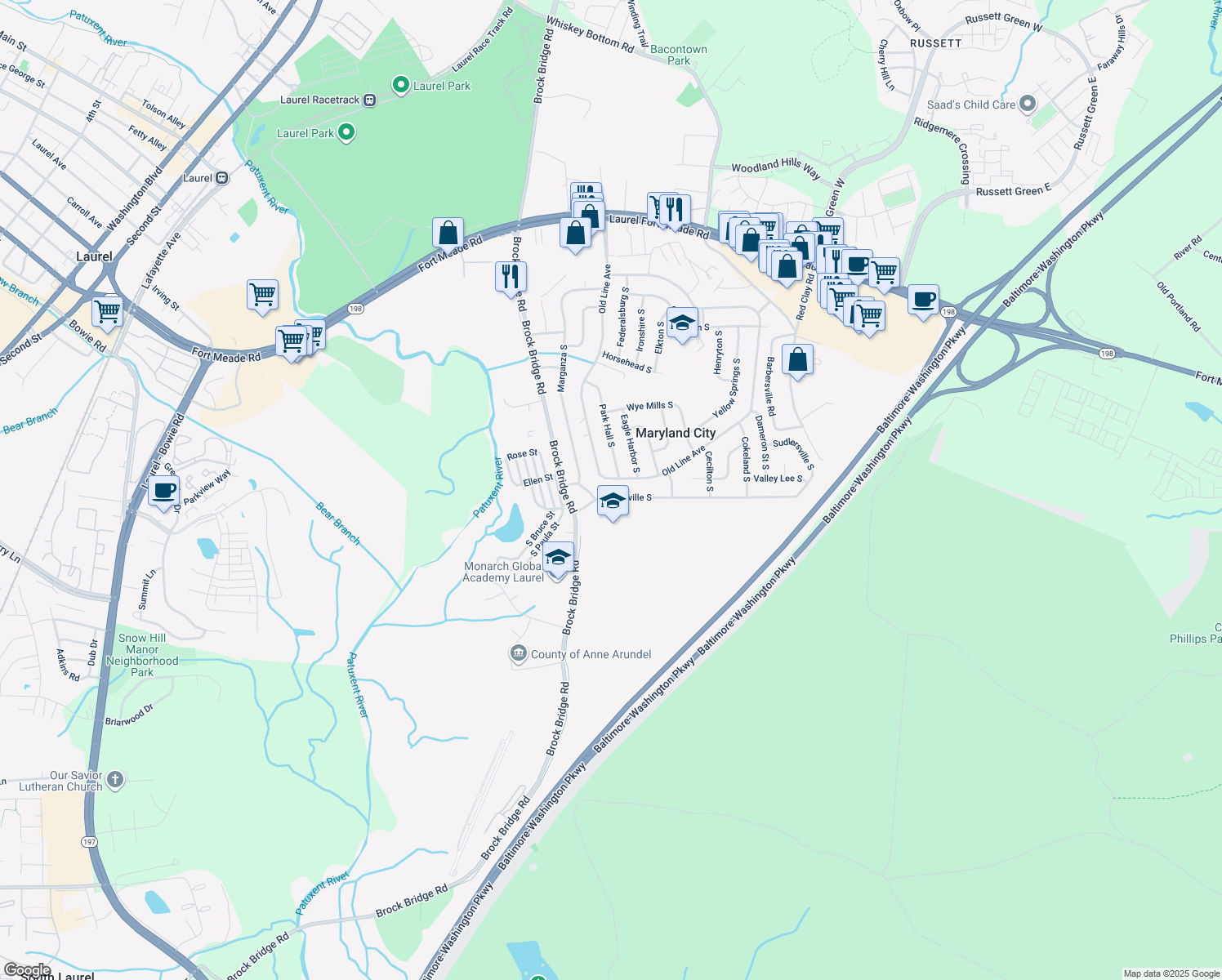 3402 Sudlersville South, Laurel MD Walk Score