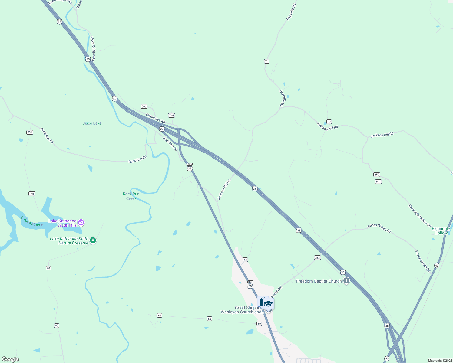 map of restaurants, bars, coffee shops, grocery stores, and more near 171 Jackson Hill Road in Jackson