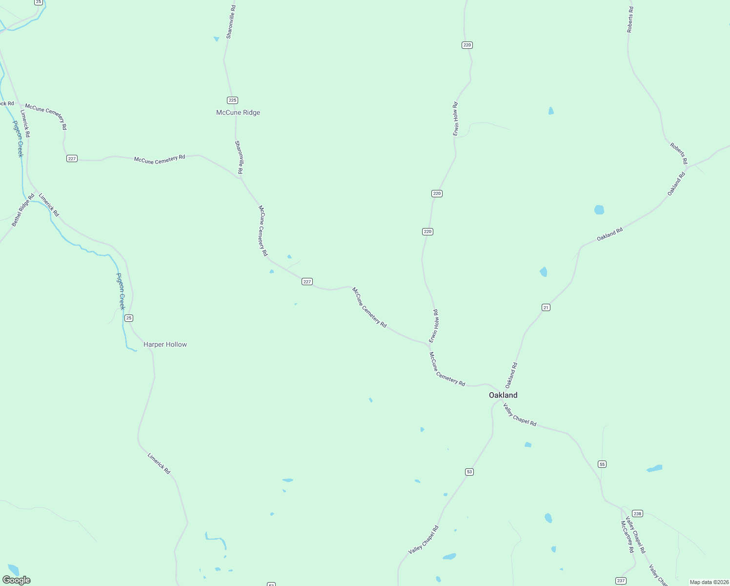 map of restaurants, bars, coffee shops, grocery stores, and more near 2248 McCune Cemetery Road in Jackson