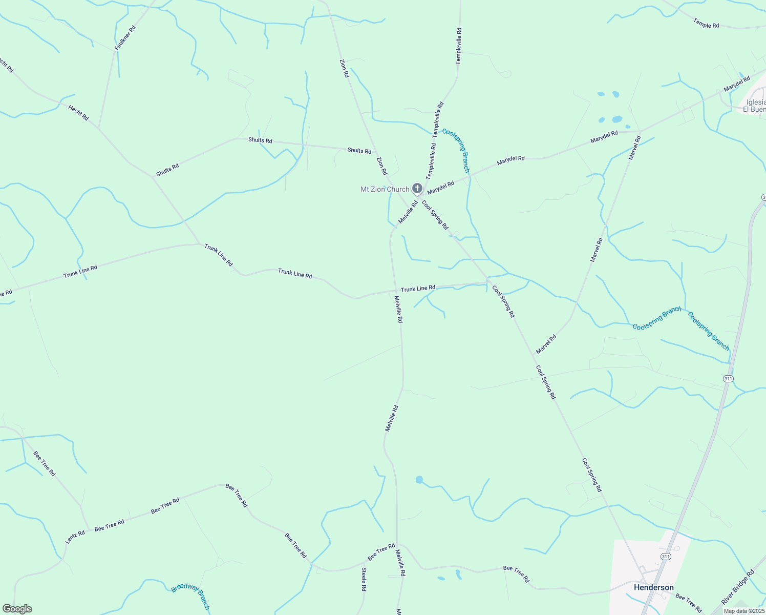 map of restaurants, bars, coffee shops, grocery stores, and more near 17690 Melville Road in Henderson