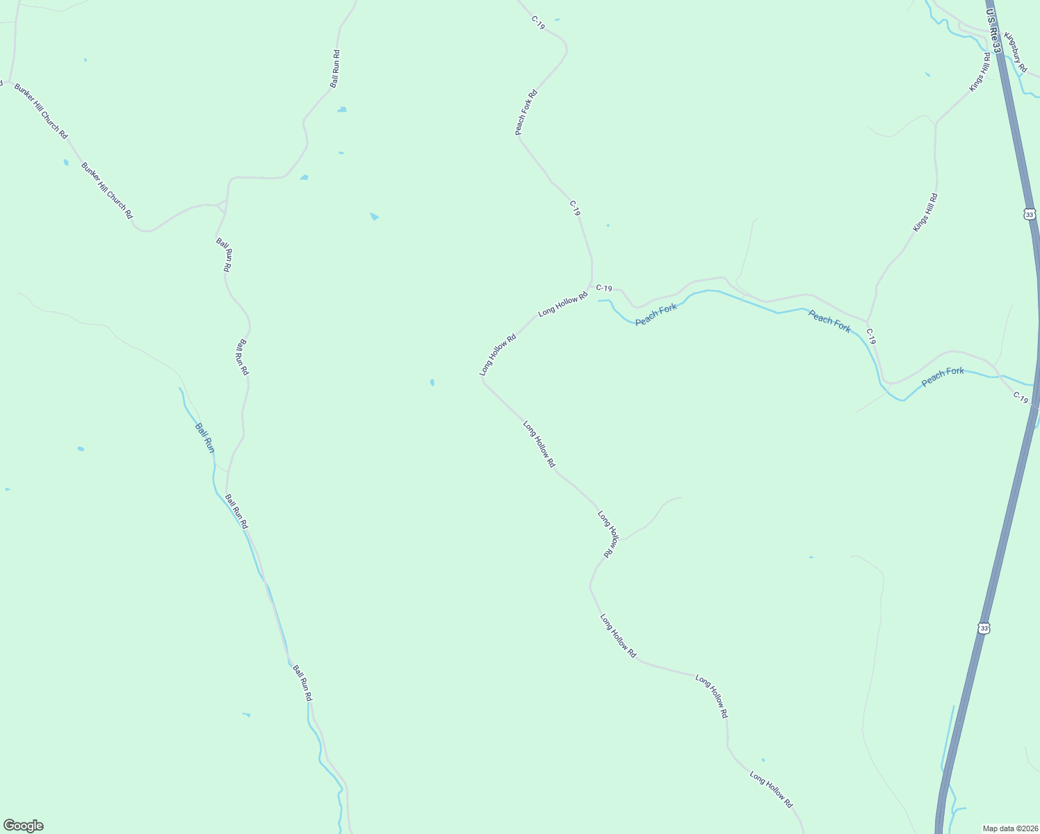 map of restaurants, bars, coffee shops, grocery stores, and more near 36481 Long Hollow Road in Pomeroy