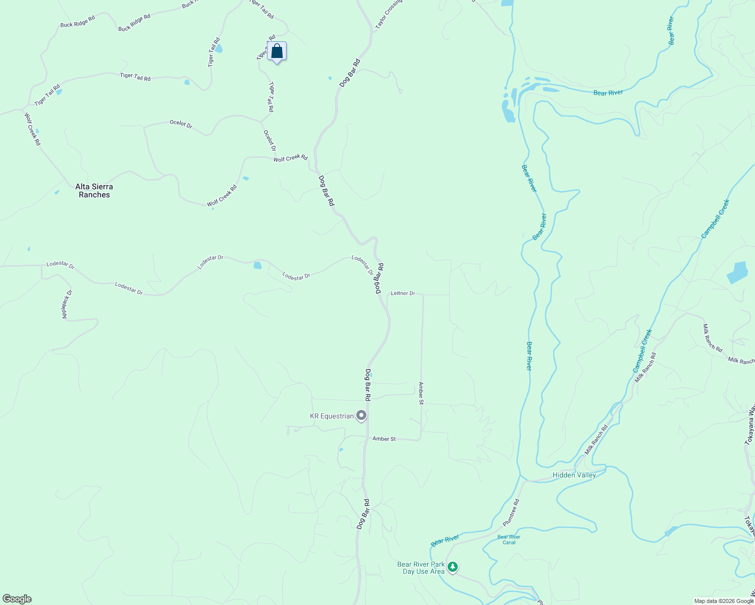 map of restaurants, bars, coffee shops, grocery stores, and more near 20328 Dog Bar Road in Grass Valley