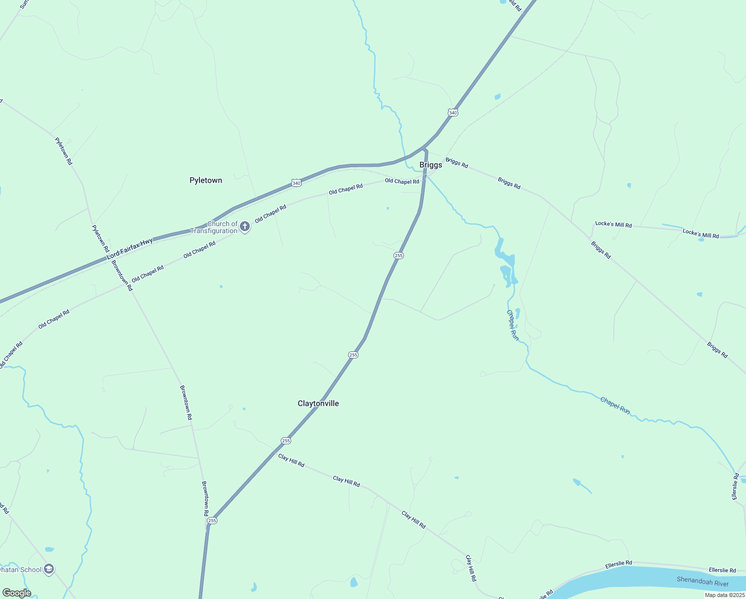 map of restaurants, bars, coffee shops, grocery stores, and more near 2881 Bishop Meade Road in Boyce