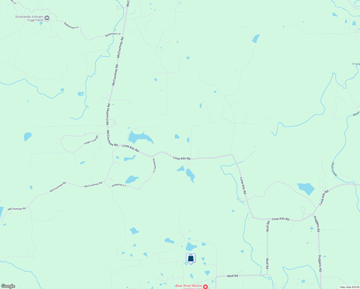 map of restaurants, bars, coffee shops, grocery stores, and more near 14528 Lime Kiln Road in Grass Valley