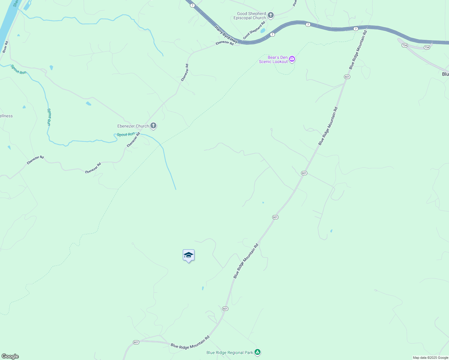 map of restaurants, bars, coffee shops, grocery stores, and more near 626 Bishop Meade Road in Boyce