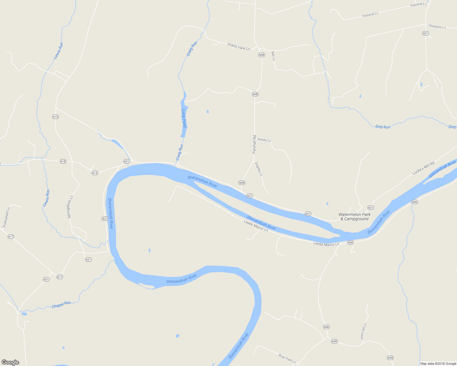 map of restaurants, bars, coffee shops, grocery stores, and more near 2409 Locke's Mill Road in Berryville
