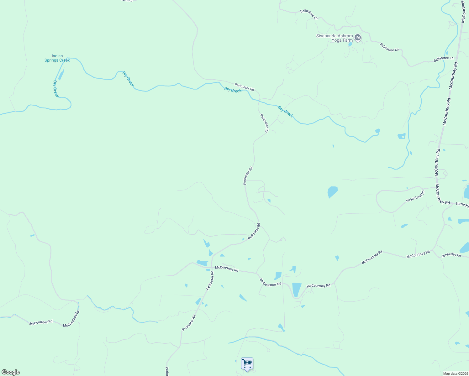 map of restaurants, bars, coffee shops, grocery stores, and more near 14446 Perimeter Road in Grass Valley