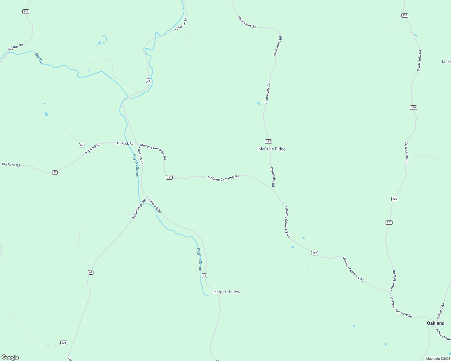 map of restaurants, bars, coffee shops, grocery stores, and more near 1041 McCune Cemetery Road in Jackson