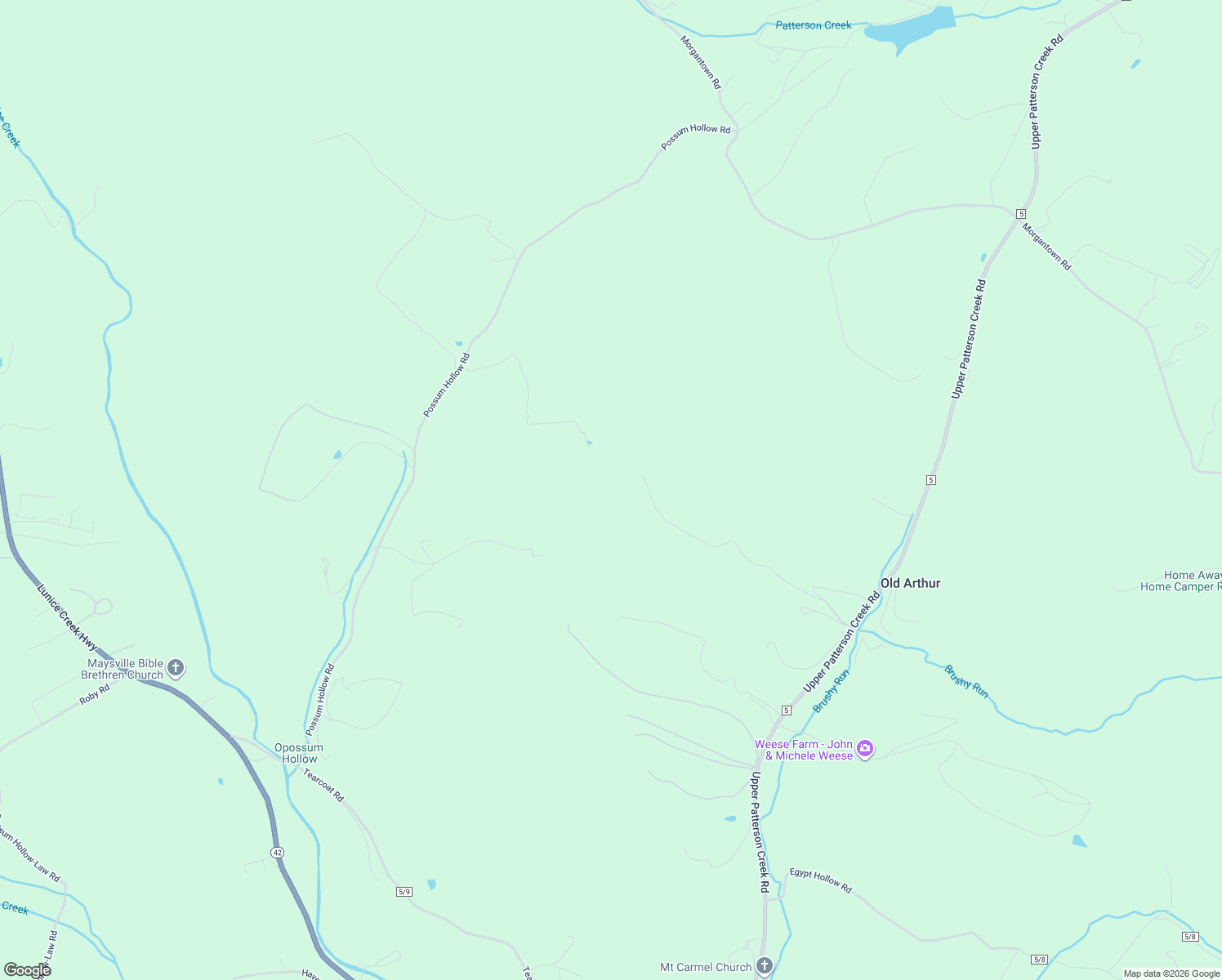 map of restaurants, bars, coffee shops, grocery stores, and more near in Old Arthur