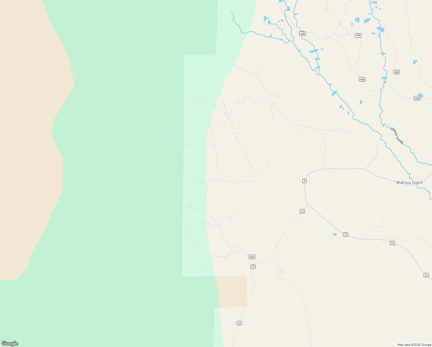 map of restaurants, bars, coffee shops, grocery stores, and more near 63 Pine Ridge Road in Fairplay
