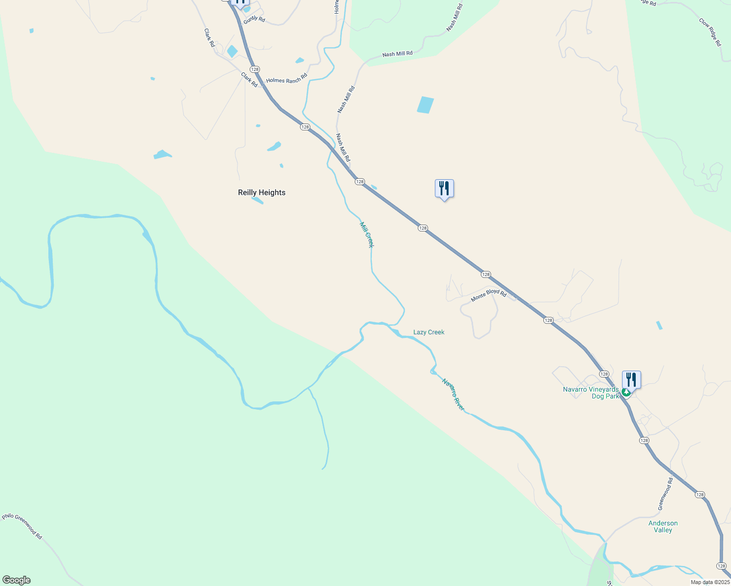 map of restaurants, bars, coffee shops, grocery stores, and more near in Philo