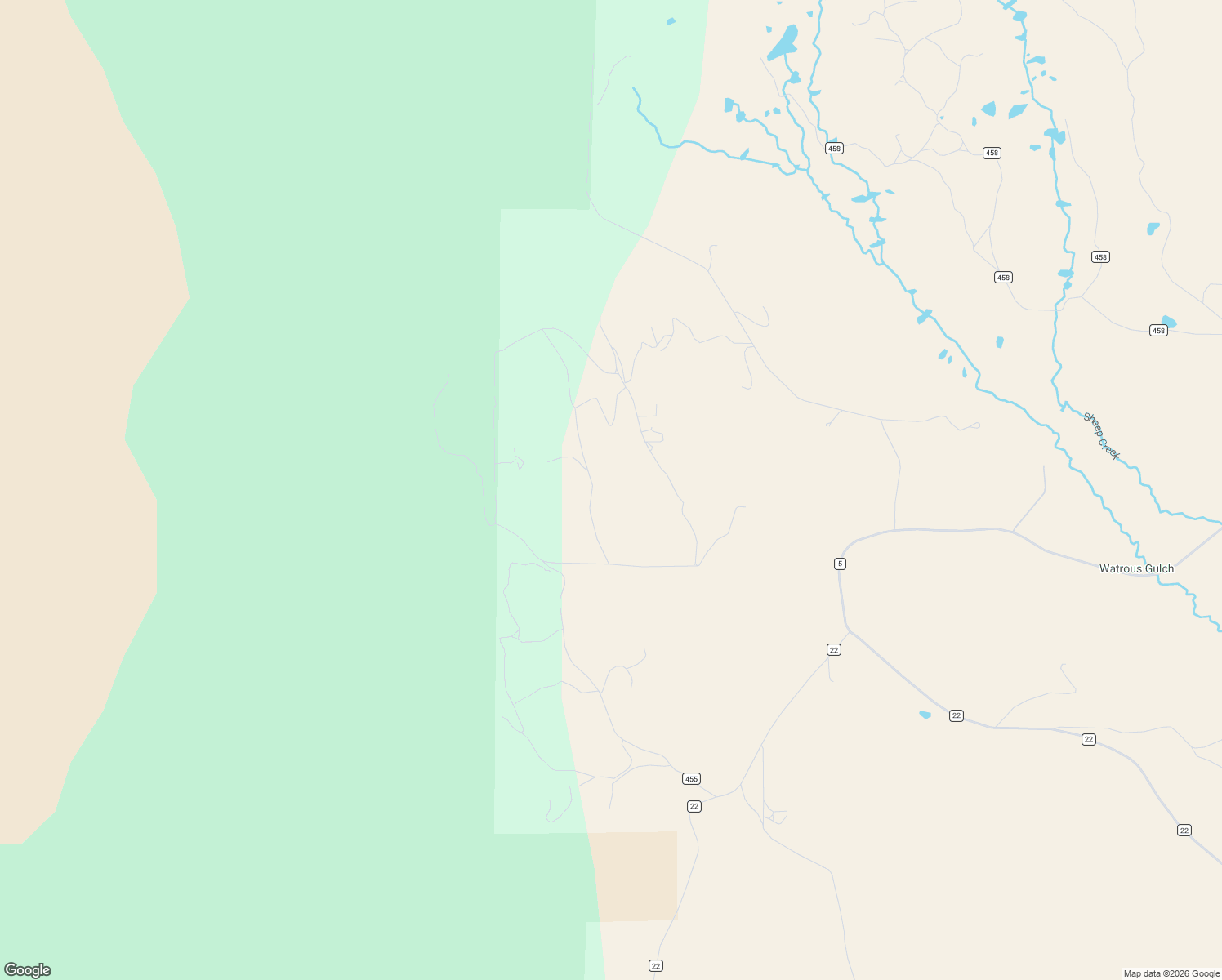 map of restaurants, bars, coffee shops, grocery stores, and more near 210 Pine Ridge Road in Fairplay