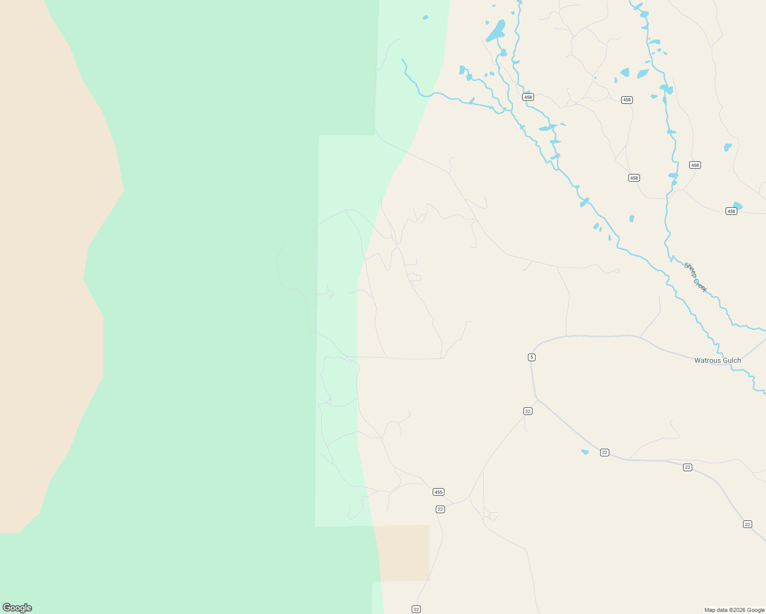 map of restaurants, bars, coffee shops, grocery stores, and more near 210 Pine Ridge Road in Fairplay