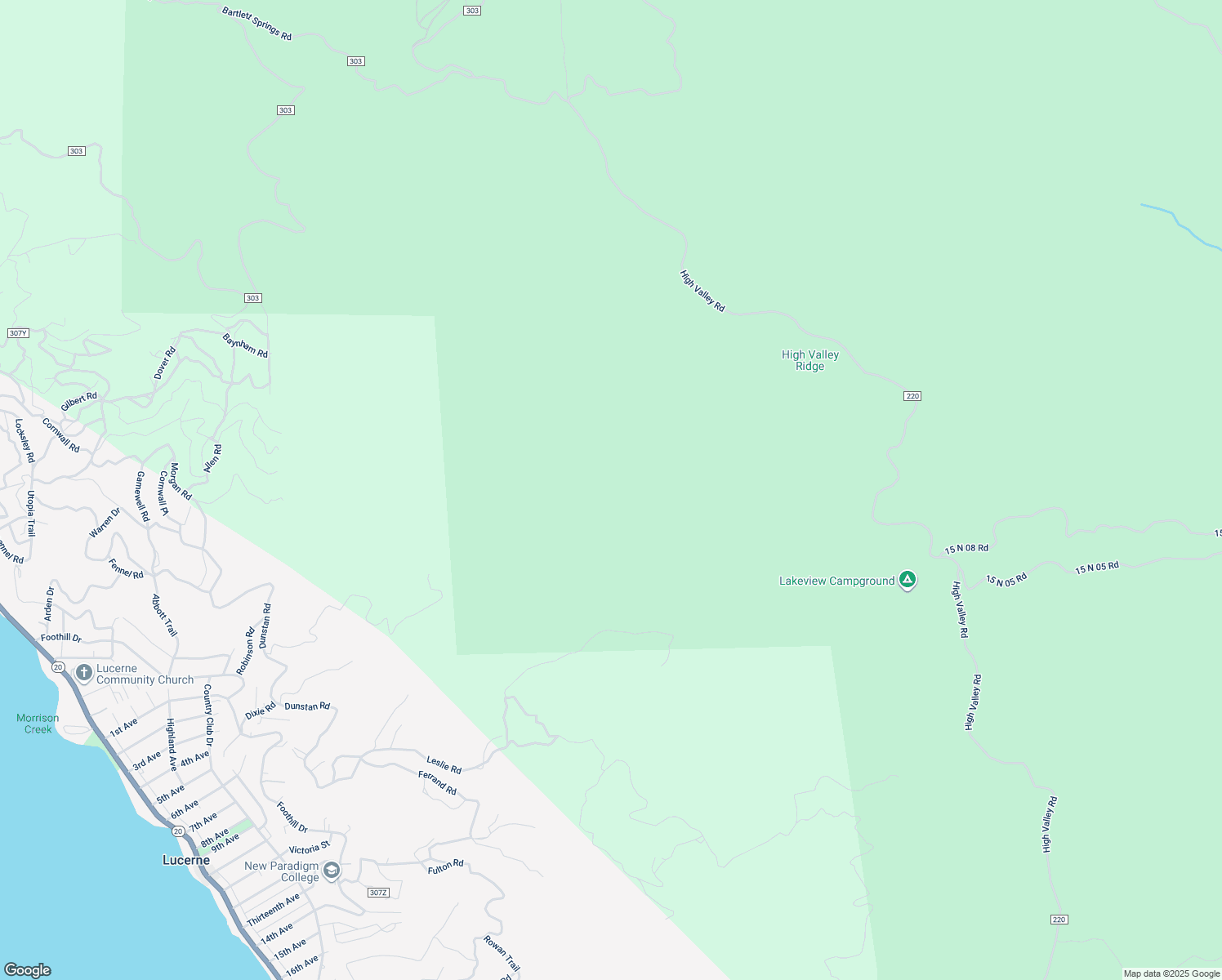 map of restaurants, bars, coffee shops, grocery stores, and more near 7566 8 W 25 Trail in Lucerne
