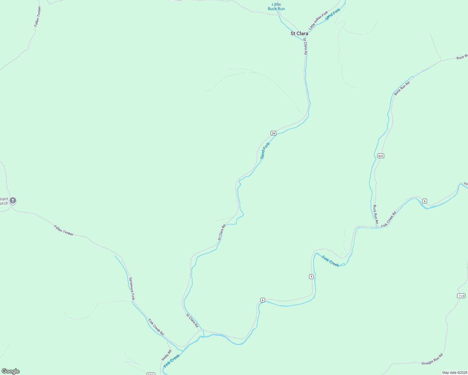 map of restaurants, bars, coffee shops, grocery stores, and more near 3938 Saint Clara Road in Alum Bridge
