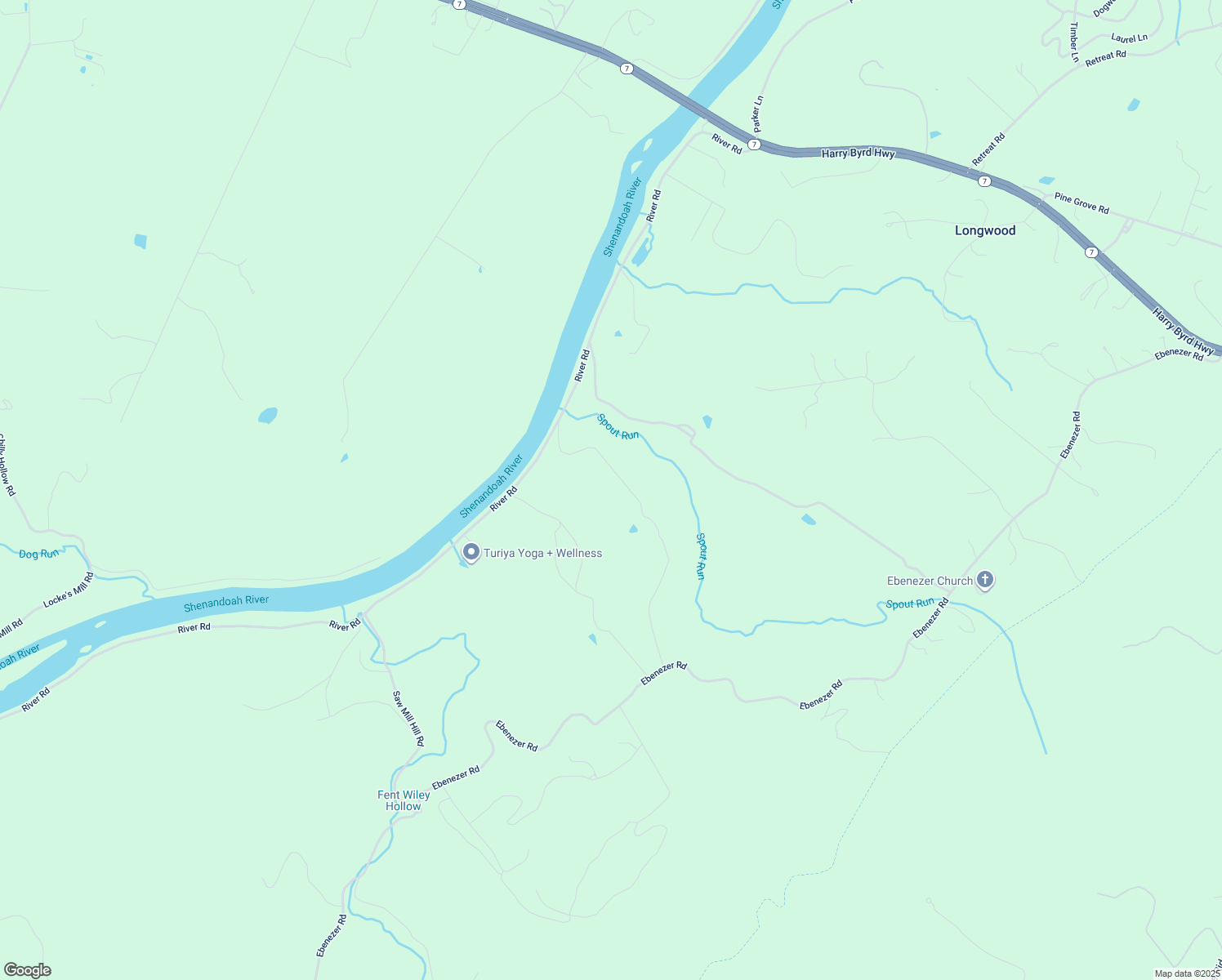 map of restaurants, bars, coffee shops, grocery stores, and more near 664 Country Club Lane in Boyce
