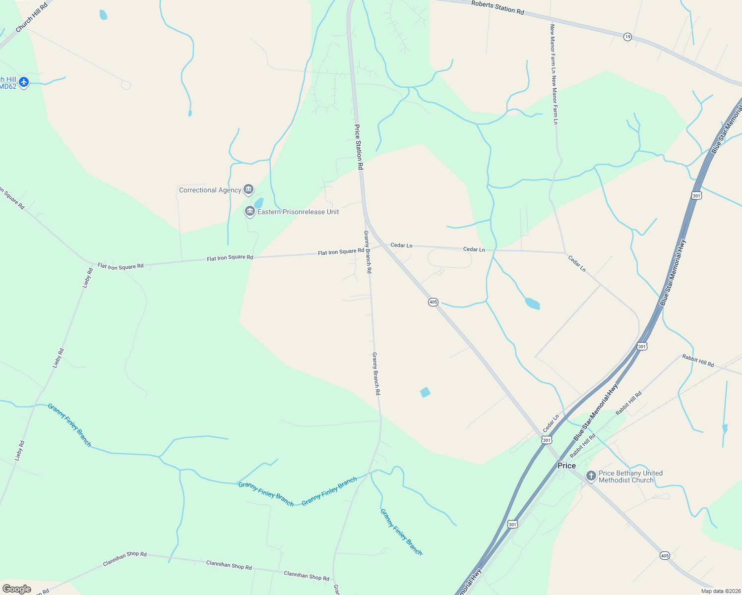 map of restaurants, bars, coffee shops, grocery stores, and more near 234 Granny Branch Road in Church Hill