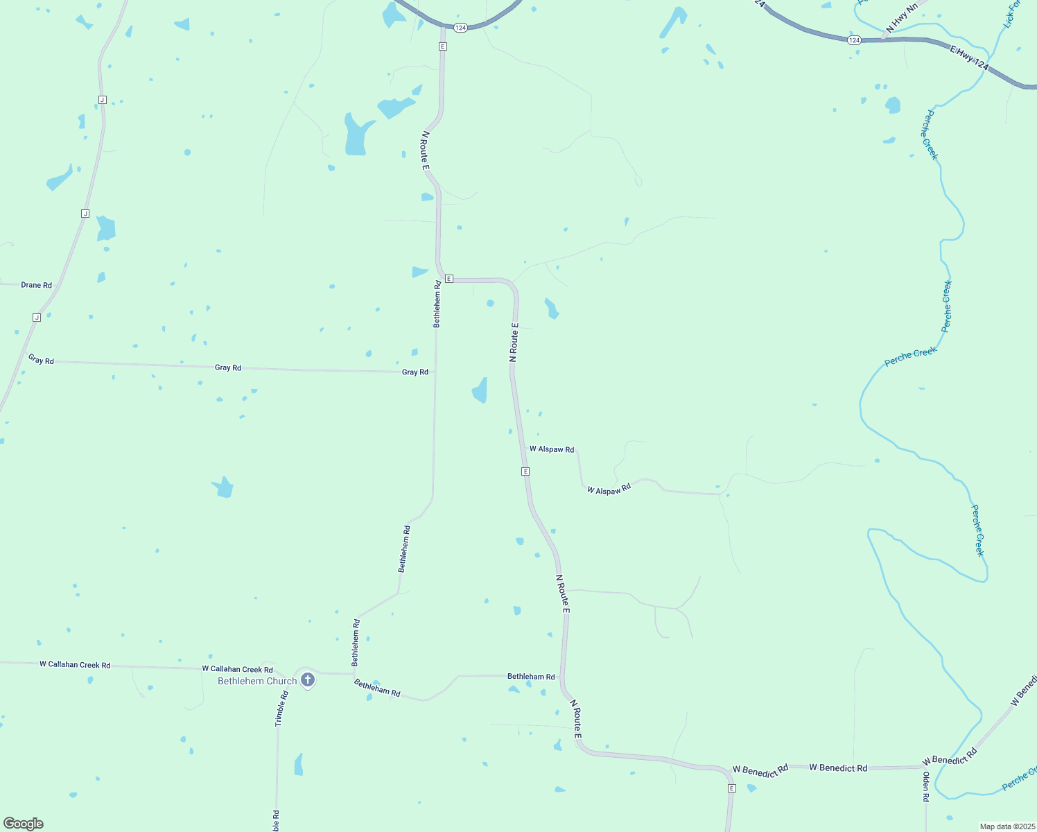 map of restaurants, bars, coffee shops, grocery stores, and more near State Hwy E in Harrisburg