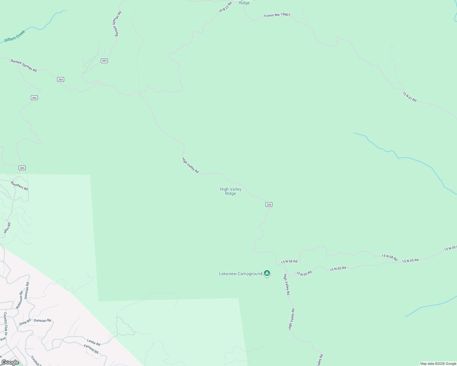 map of restaurants, bars, coffee shops, grocery stores, and more near 7097 High Valley Road in Clearlake Oaks