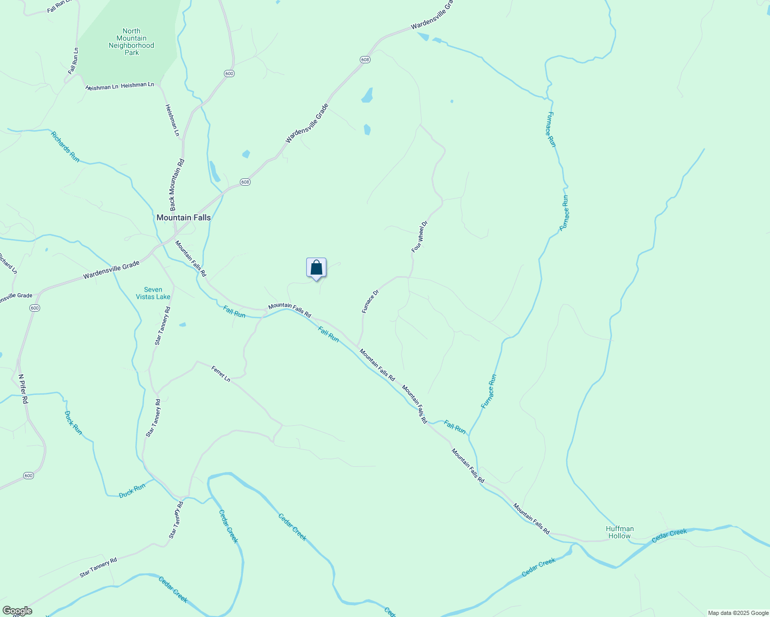 map of restaurants, bars, coffee shops, grocery stores, and more near 154 Smelter Lane in Winchester