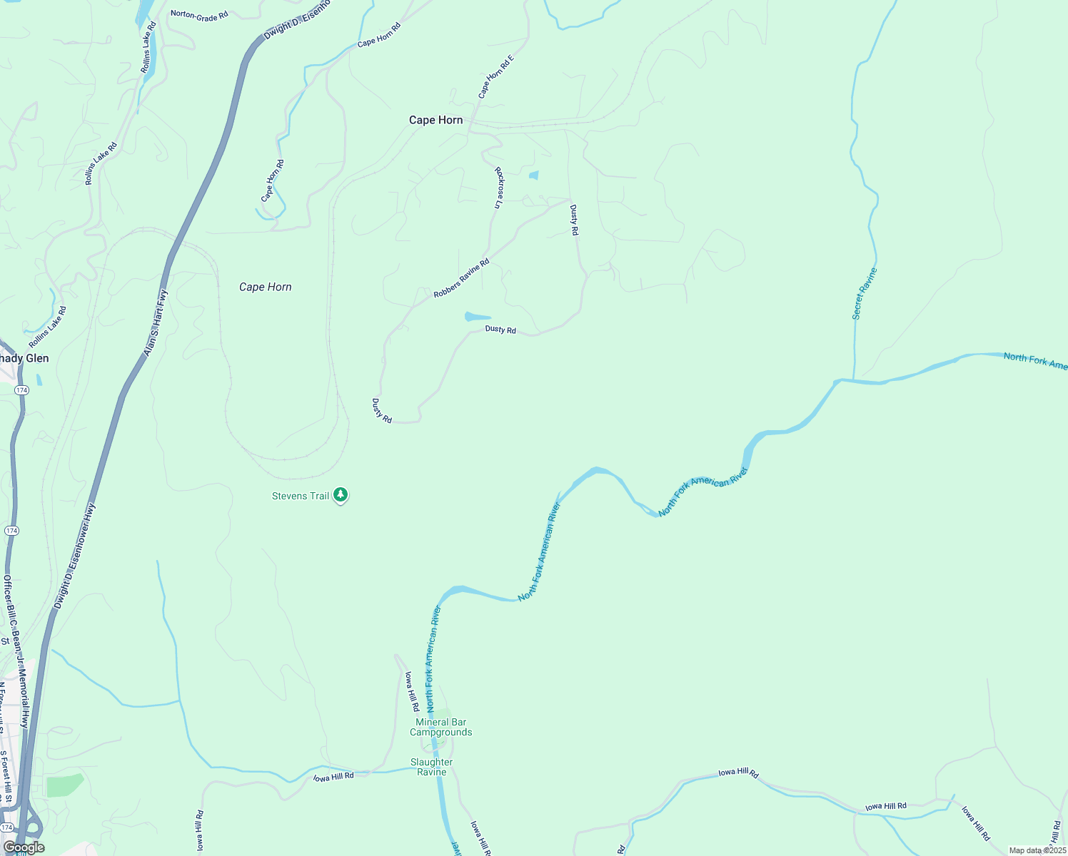 map of restaurants, bars, coffee shops, grocery stores, and more near in Colfax