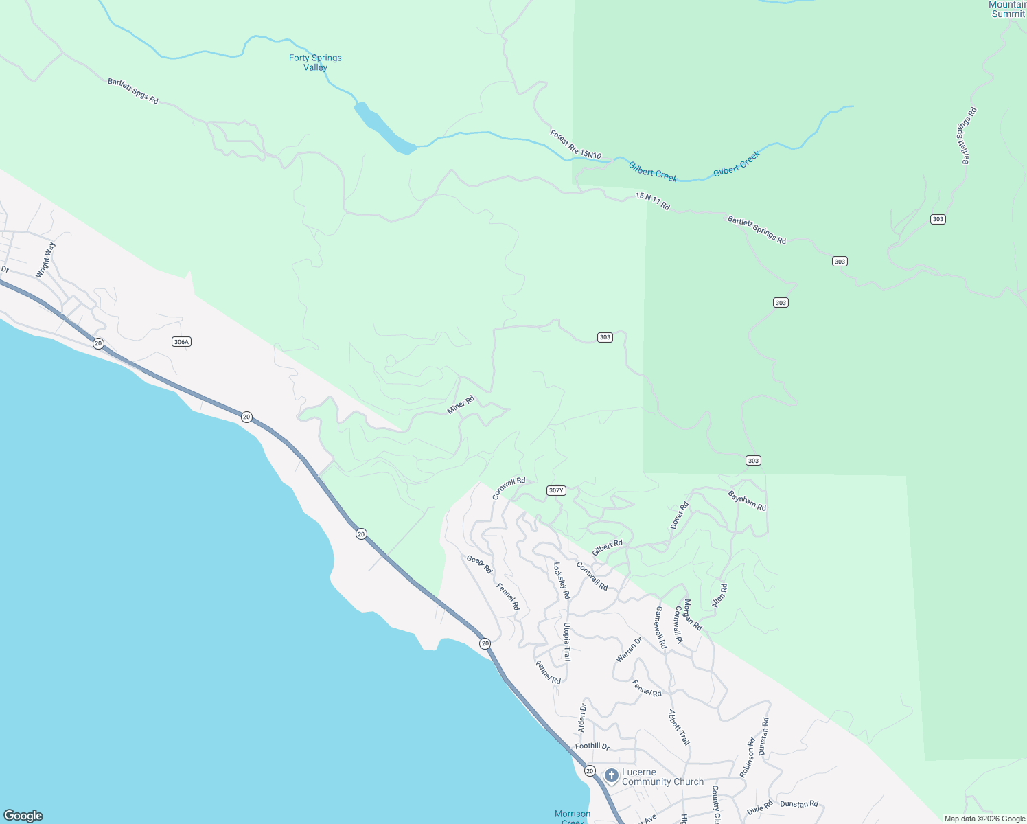 map of restaurants, bars, coffee shops, grocery stores, and more near 5567 Denton Road in Lucerne