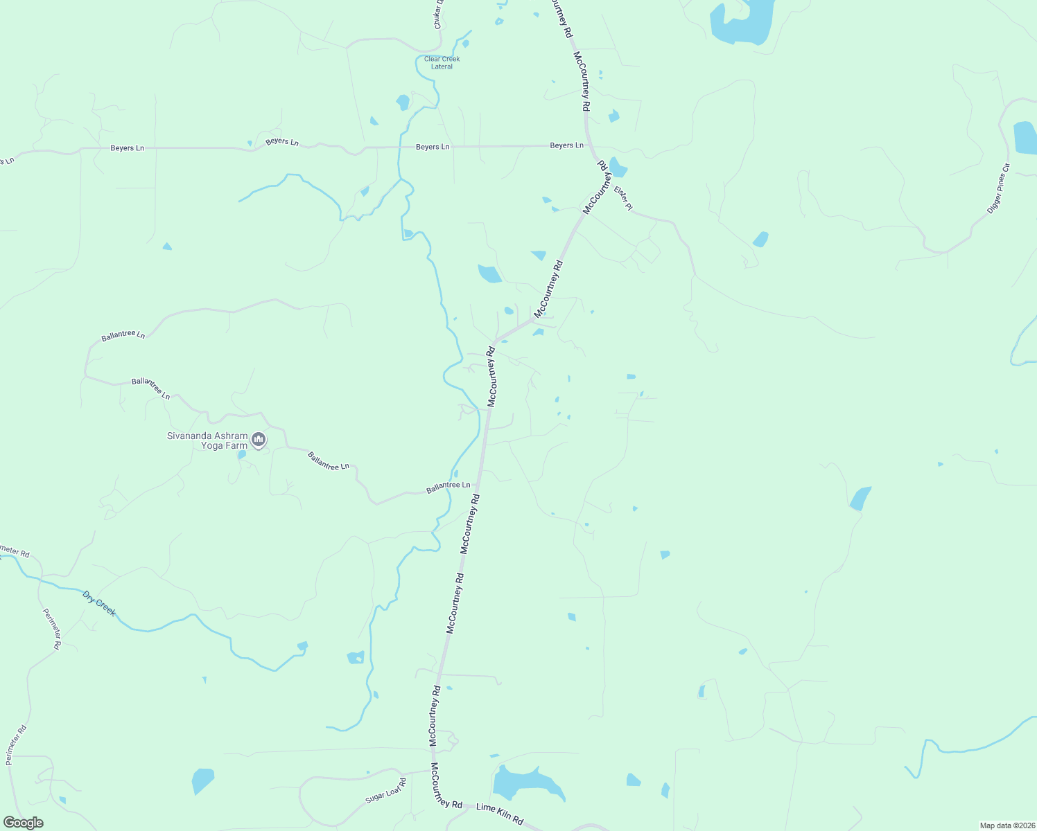 map of restaurants, bars, coffee shops, grocery stores, and more near 19699 McCourtney Road in Grass Valley