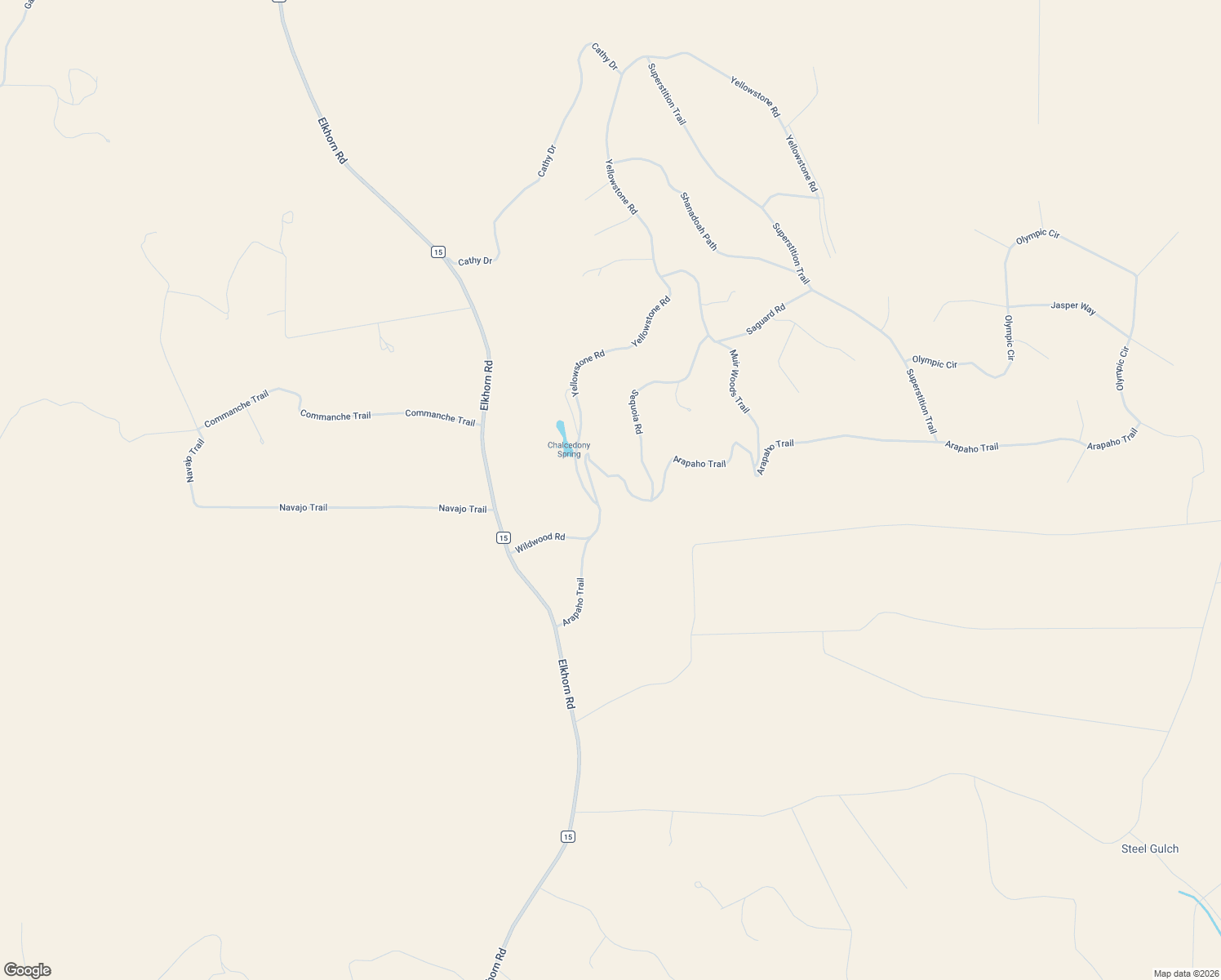 map of restaurants, bars, coffee shops, grocery stores, and more near 840 Arapahoe Trail in Hartsel