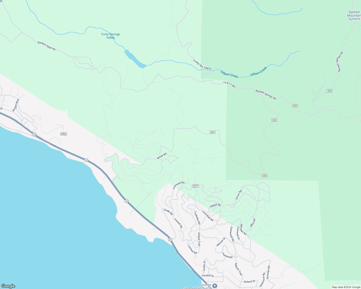 map of restaurants, bars, coffee shops, grocery stores, and more near 5579 Miner Road in Lucerne