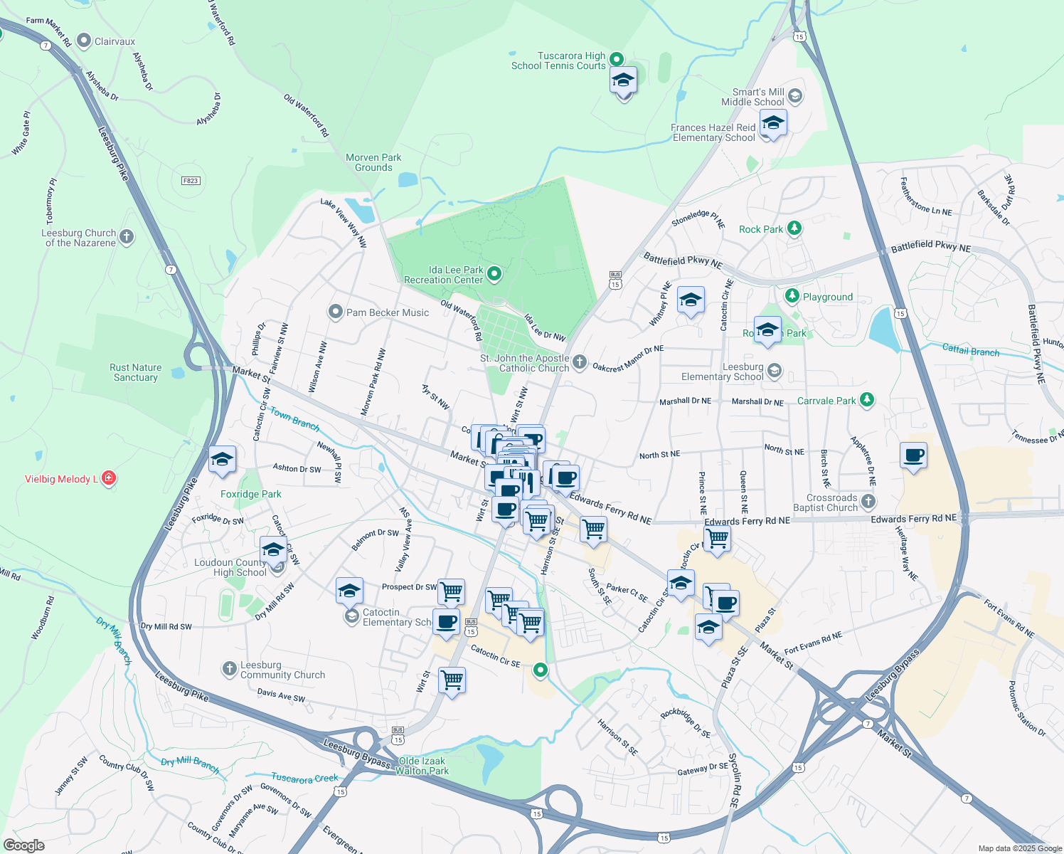 205 North King Street, Leesburg VA Walk Score