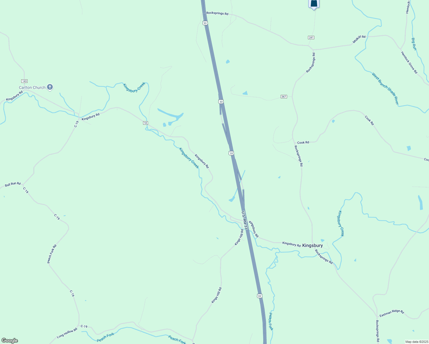 map of restaurants, bars, coffee shops, grocery stores, and more near 41246 Kingsbury Road in Pomeroy